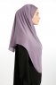 Bengi - Lavender Micro Krep Turban Hijab