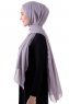 Hadise - Grey Chiffon Hijab