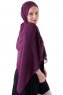 Hadise - Dark Purple Chiffon Hijab