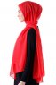 Hadise - Raspberry Chiffon Hijab