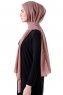 Hadise - Light Brown Chiffon Hijab