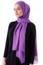 Hadise - Purple Chiffon Hijab