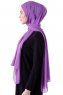 Hadise - Purple Chiffon Hijab