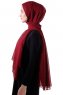 Hadise - Dark Bordeaux Chiffon Hijab
