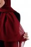 Hadise - Dark Bordeaux Chiffon Hijab