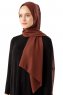 Hadise - Brown Chiffon Hijab