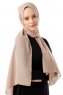 Hadise - Dark Beige Chiffon Hijab