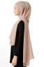 Hadise - Dark Beige Chiffon Hijab