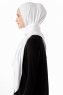 Neylan - White Basic Jersey Hijab