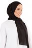 Esra - Black Chiffon Hijab