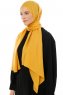 Esra - Mustard Chiffon Hijab