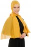 Esra - Mustard Chiffon Hijab