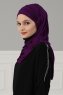Amy - Purple Cotton Turban - Ayse Turban