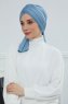 Amy - Sky Blue Cotton Turban