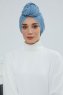 Amy - Sky Blue Cotton Turban