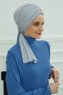Amy - Light Grey Cotton Turban