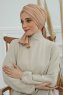 Amy - Sand Cotton Turban