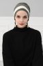 Elsa - Khaki & Creme Cotton Turban