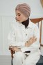 Laura - Taupe Cotton Turban