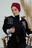 Laura - Bordeaux Cotton Turban