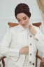 Laura - Brown Cotton Turban