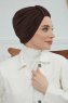 Laura - Brown Cotton Turban