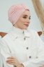 Laura - Dusty Pink Cotton Turban