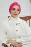 Laura - Fuchsia Cotton Turban