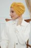 Laura - Mustard Cotton Turban