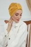 Laura - Mustard Cotton Turban