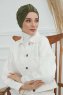 Laura - Khaki Cotton Turban