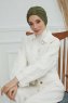 Laura - Khaki Cotton Turban