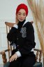 Laura - Red Cotton Turban