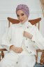 Laura - Lilac Cotton Turban