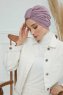 Laura - Lilac Cotton Turban