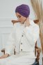 Laura - Violet Cotton Turban