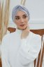 Astrid - Light Grey Cotton Turban