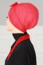 Agnes - Red Cotton Turban - Ayse Turban