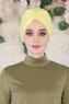 Agnes - Yellow Cotton Turban - Ayse Turban