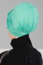Agnes - Turquoise Cotton Turban - Ayse Turban