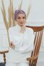 Agnes - Lilac Cotton Turban