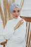 Agnes - Light Grey Cotton Turban
