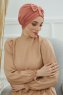 Agnes - Salmon Cotton Turban
