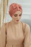 Agnes - Salmon Cotton Turban