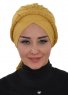 Olivia - Mustard Cotton Turban - Ayse Turban