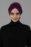 Olivia - Purple Cotton Turban - Ayse Turban