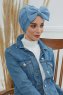 Julia - Sky Blue Cotton Turban