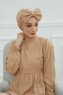 Julia- Sand Cotton Turban