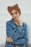 Julia - Caramel Cotton Turban