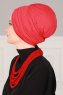 Wilma - Red Cotton Turban - Ayse Turban